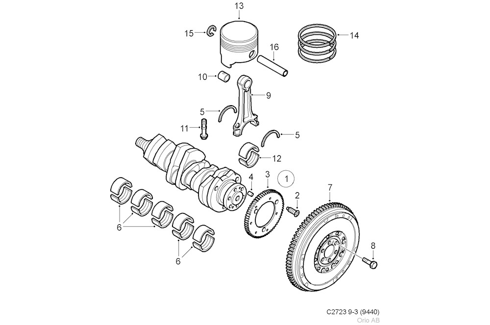 Saab Original - Piston